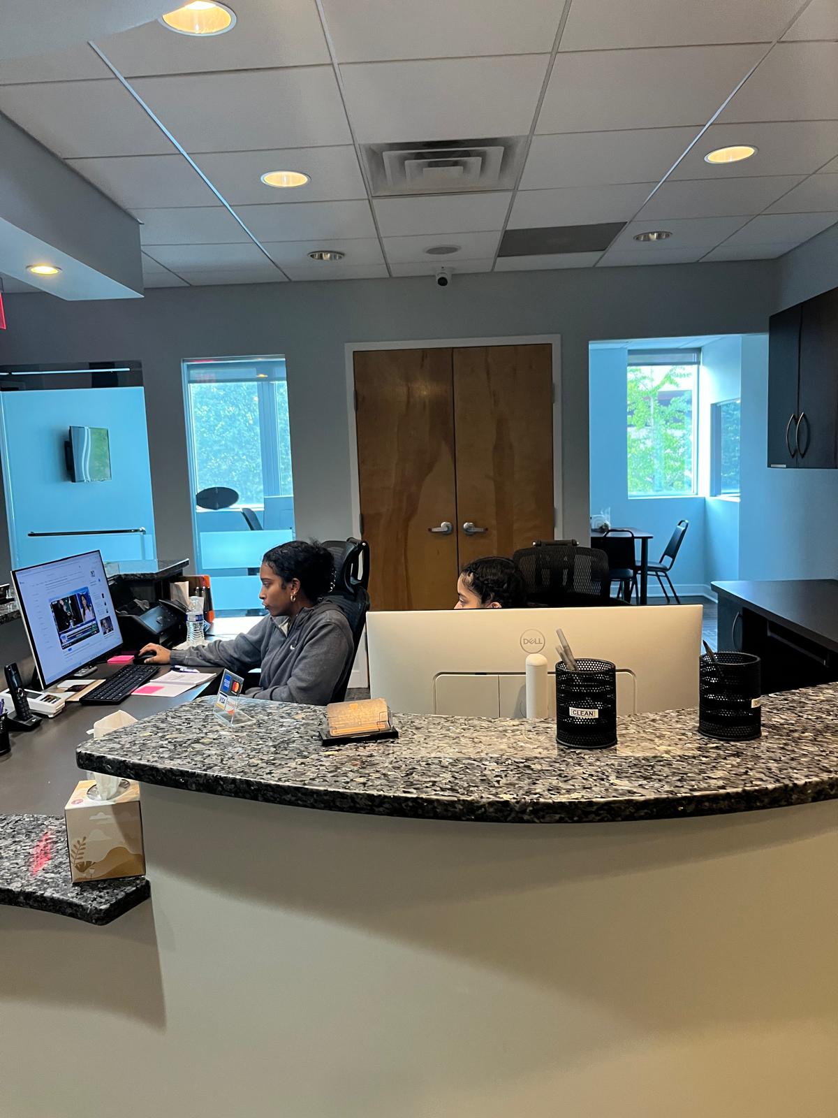 Emergency dental care treatment space at Nazareth Family Dental